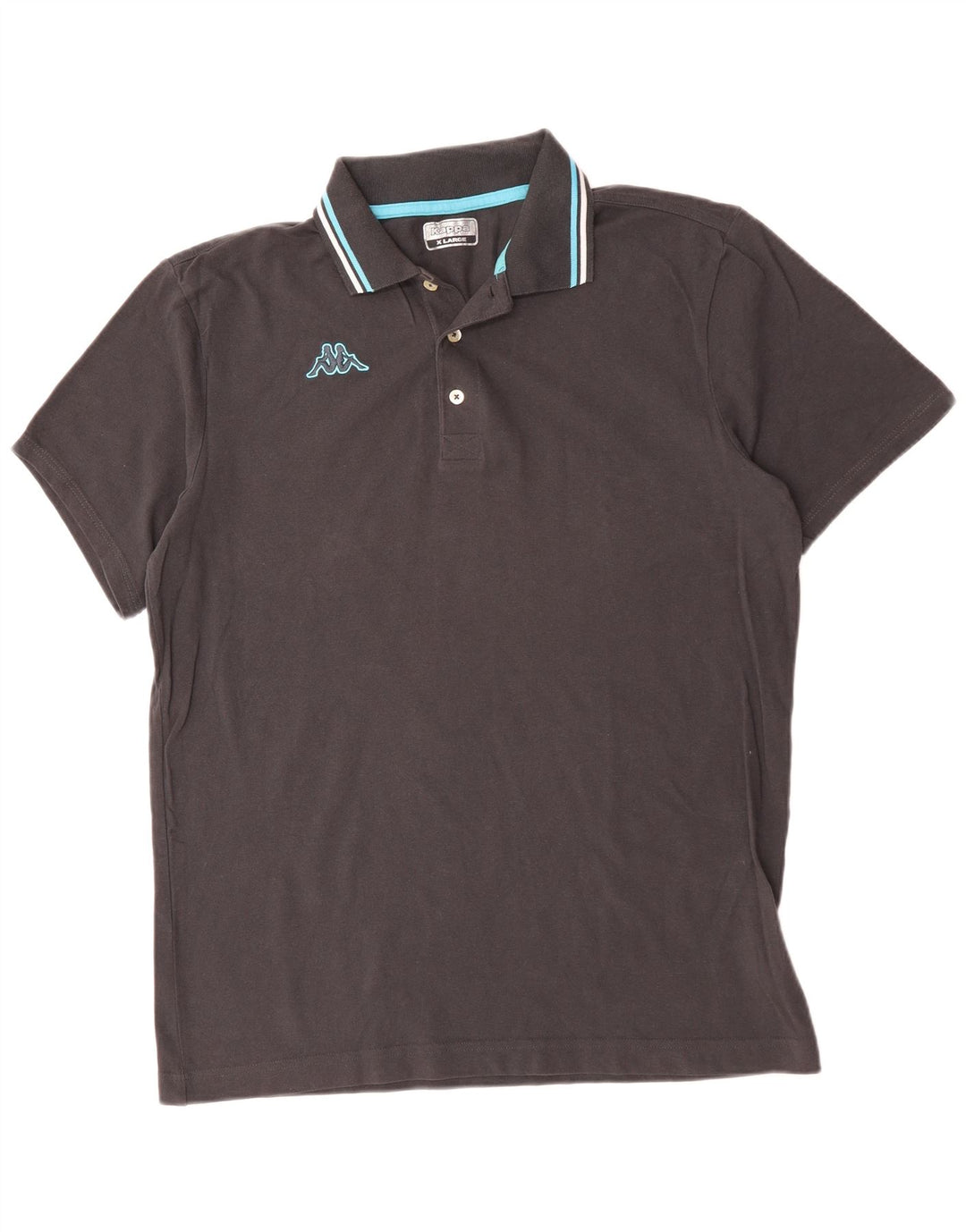 FILA Herren Poloshirt XL Grau Baumwolle