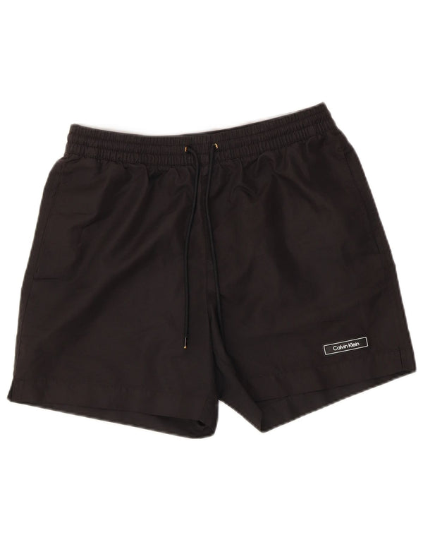 Calvin Klein Herren Sportshorts Small Schwarz Polyester