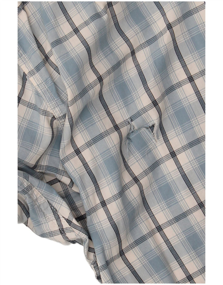 Wrangler Herrenhemd XL Blau kariert