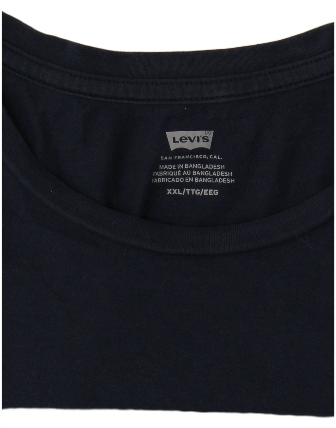 Levi's Herren T-Shirt mit Grafik, 2XL, Marineblau