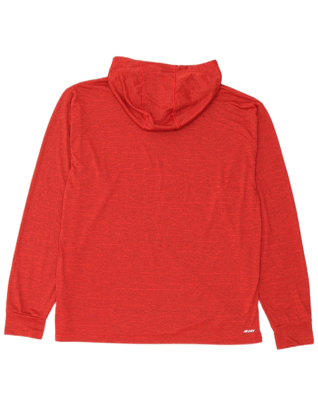 New Balance Damen Kapuzenpullover UK 14 Mittelrotes Polyester