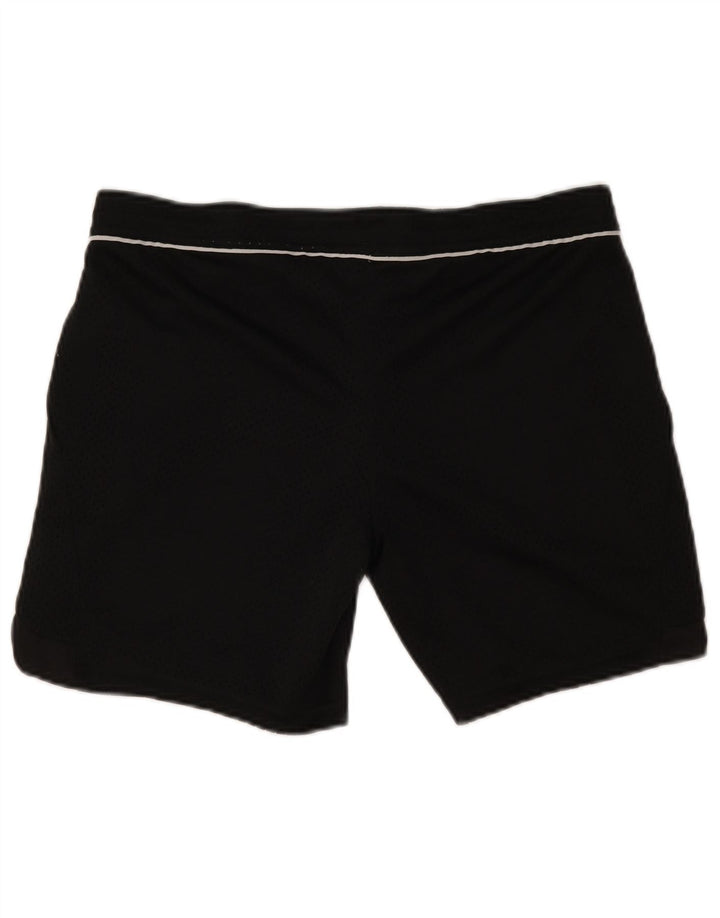 Reebok Damen Sportshorts UK 8/10 Small Schwarz Polyester