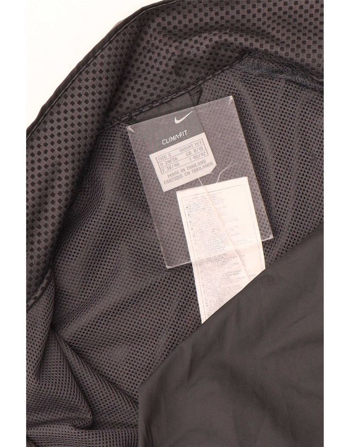 Nike Damen Climalite Regenjacke UK 8/10 Small Graues Colourblock-Polyester