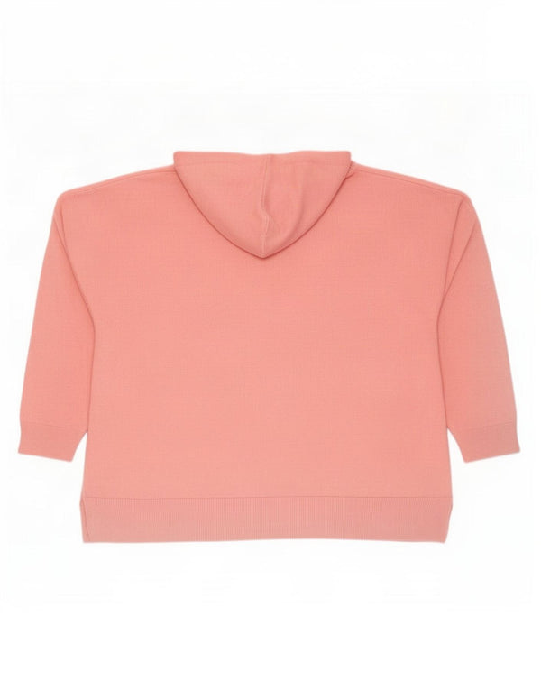 Marks & Spencer Damen-Pullover mit Kapuze, übergroß, Gr. 18, XL, Rosa