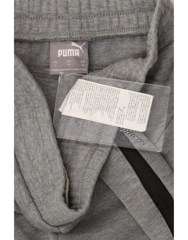 PUMA Herren-Trainingshose, klein, grau gefleckte Baumwolle