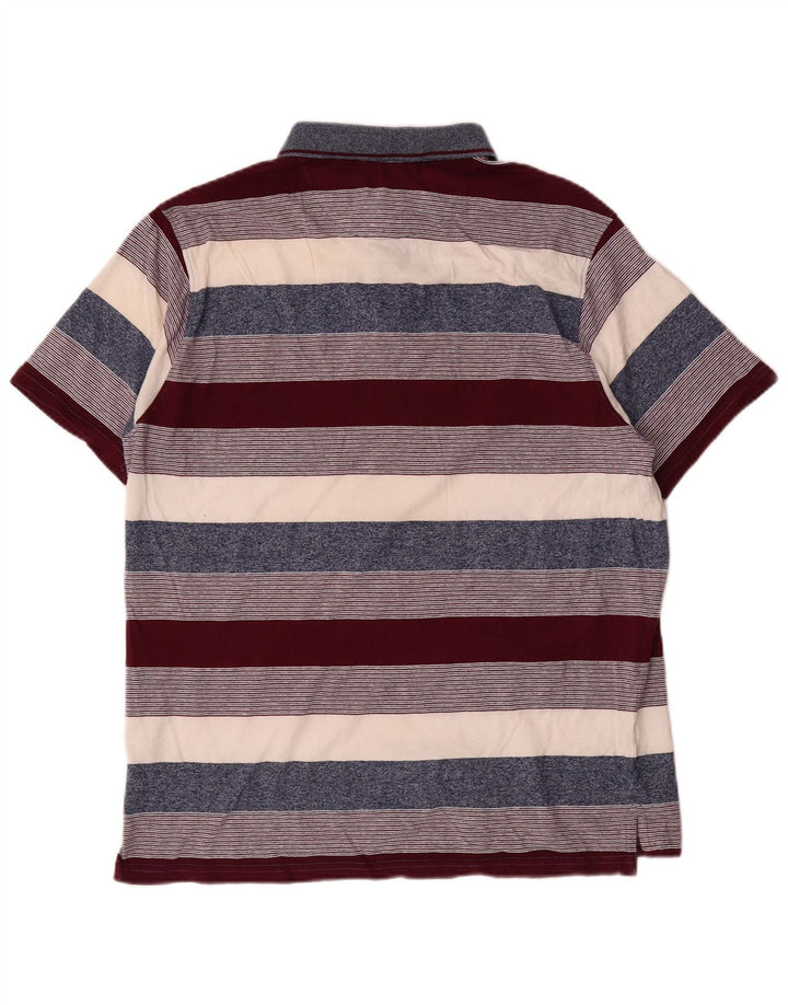 Pierre Cardin Herren-Poloshirt mit normaler Passform, mittelgroß, mehrfarbig gestreift