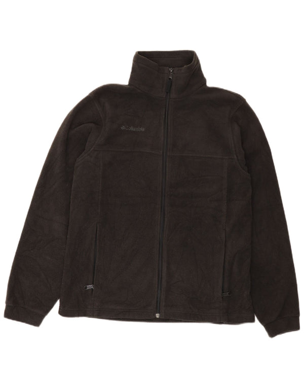 COLUMBIA Fleecejacke für Jungen, 15–16 Jahre, schwarzes Polyester