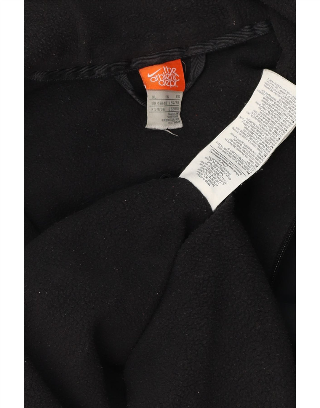 Nike Herren-Trainingsanzug mit Kapuze, Oberteil, Jacke, UK, 46/48, XL, Schwarz, Polyester