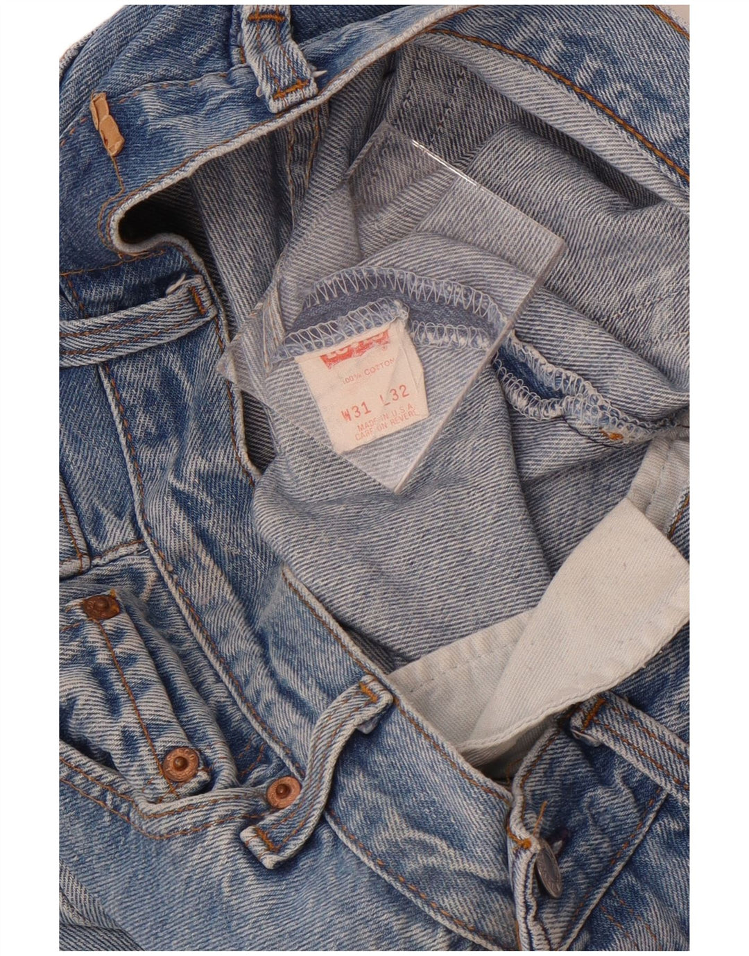 Levi's Herren Jeansshorts W31 mittelblaue Baumwolle