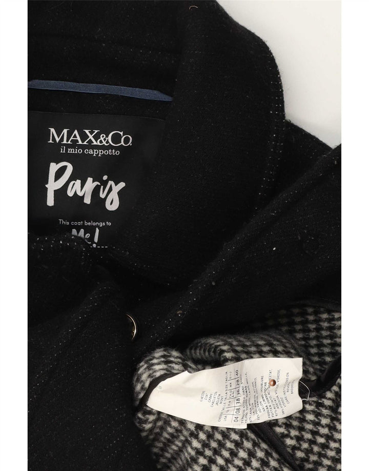 Max&Co. Damenmantel UK 8 Small Schwarze Wolle