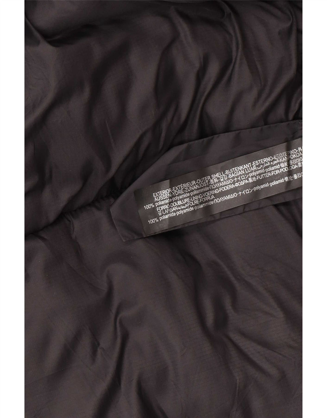 Zara Herren Wattierte Jacke UK 40 Large Schwarz Polyamid