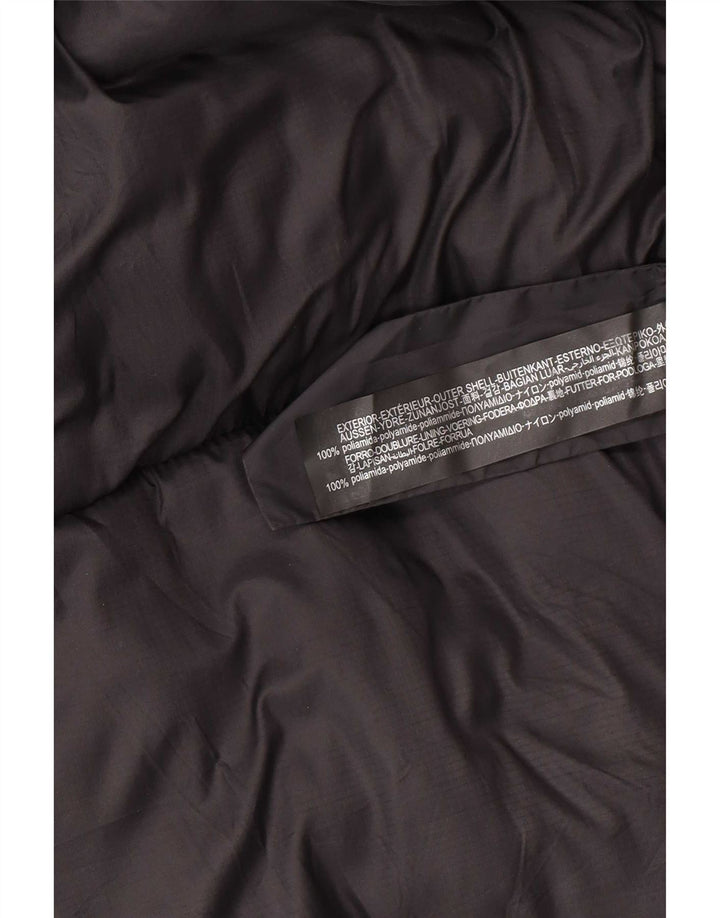 Zara Herren Wattierte Jacke UK 40 Large Schwarz Polyamid