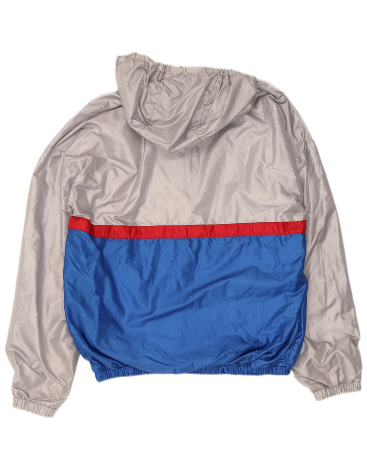 Ellesse Herren-Trainingsanzug mit Kapuze, Jacke IT 50, Mittelsilber, Farbblock