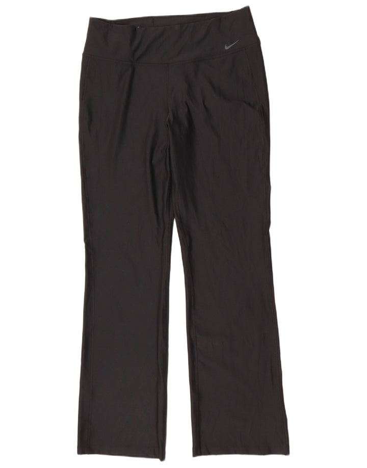 Nike Damen Dri Fit Leggings UK 14 Large Schwarz Polyester