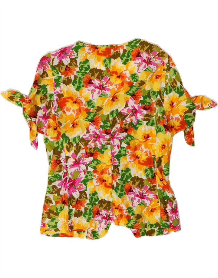 SUPERIOR Womens Shirt Blouse IT 44 Medium Multicoloured Floral Vintage Superior and Second-Hand Superior from Messina Hembry 