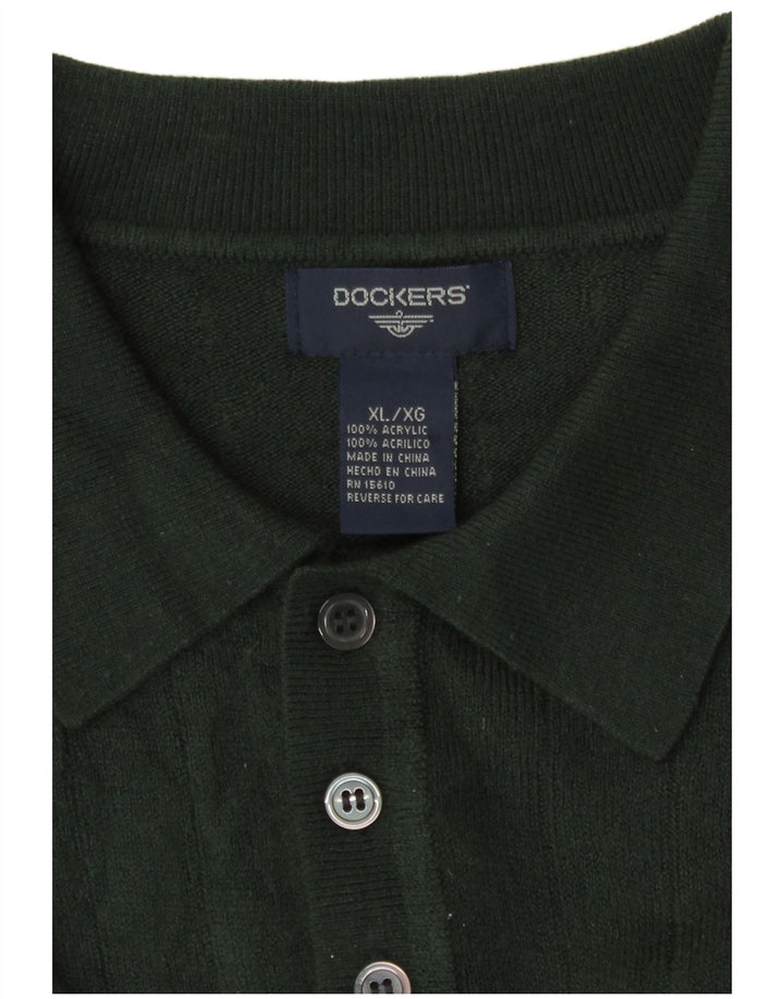 Dockers Herren-Pullover mit Rollkragen, XL, grünes Acryl