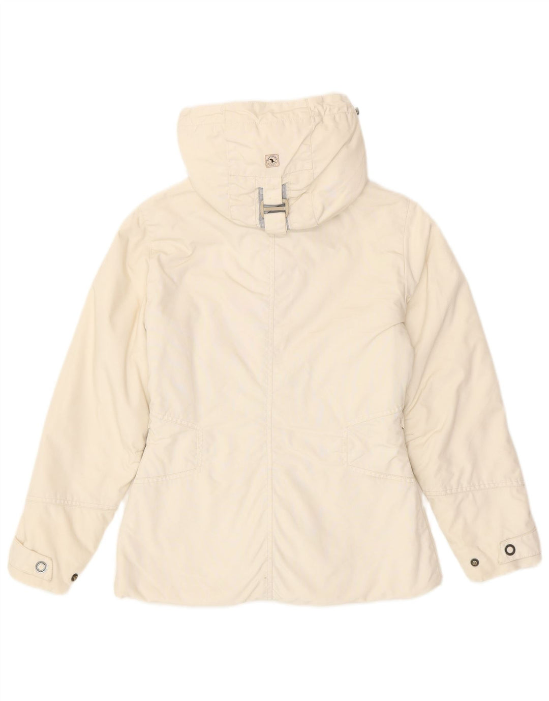 CAPE HORN Damen-Windbreakerjacke mit Kapuze, UK 14, Mittel, gebrochenes Weiß