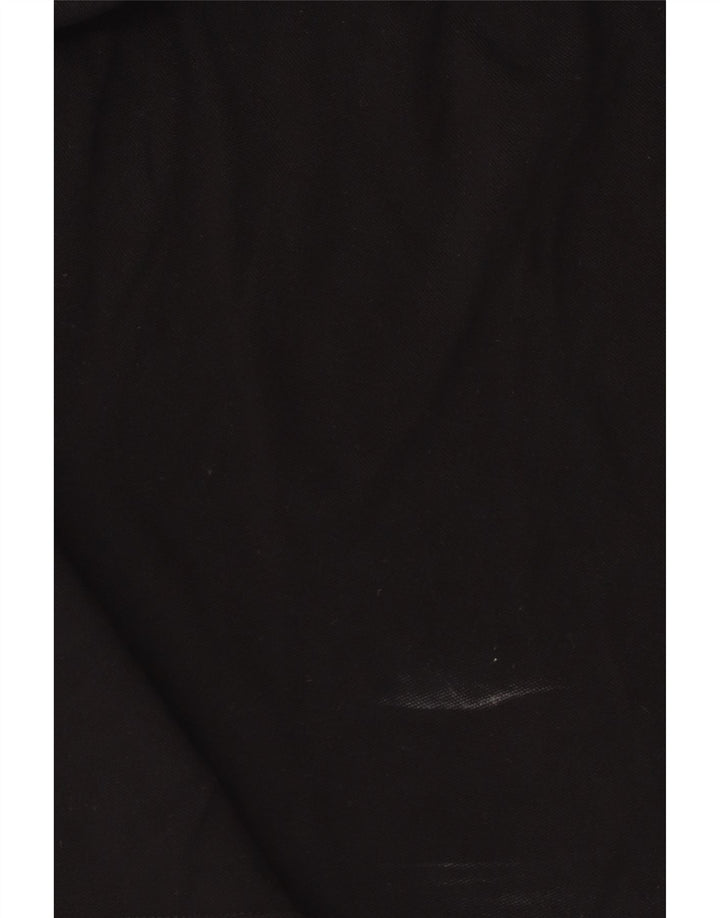 Hugo Boss Herren-Poloshirt, groß, schwarze Baumwolle