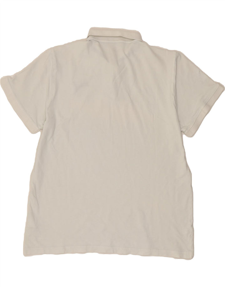 PUMA Mens Polo Shirt XL White Cotton Vintage Puma and Second-Hand Puma from Messina Hembry 