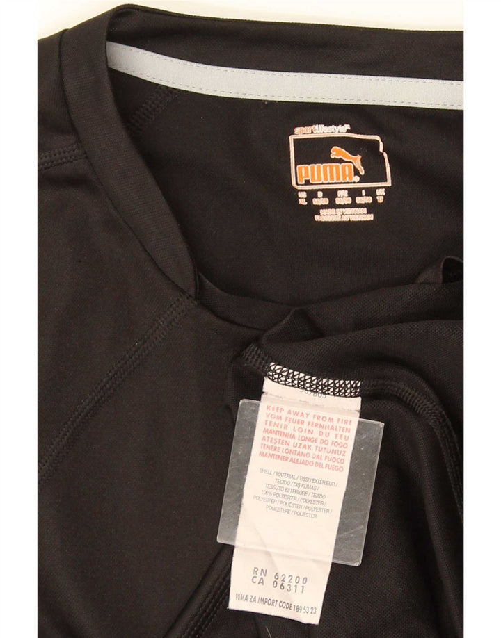 Puma Herren T-Shirt Top XL Schwarz Polyester