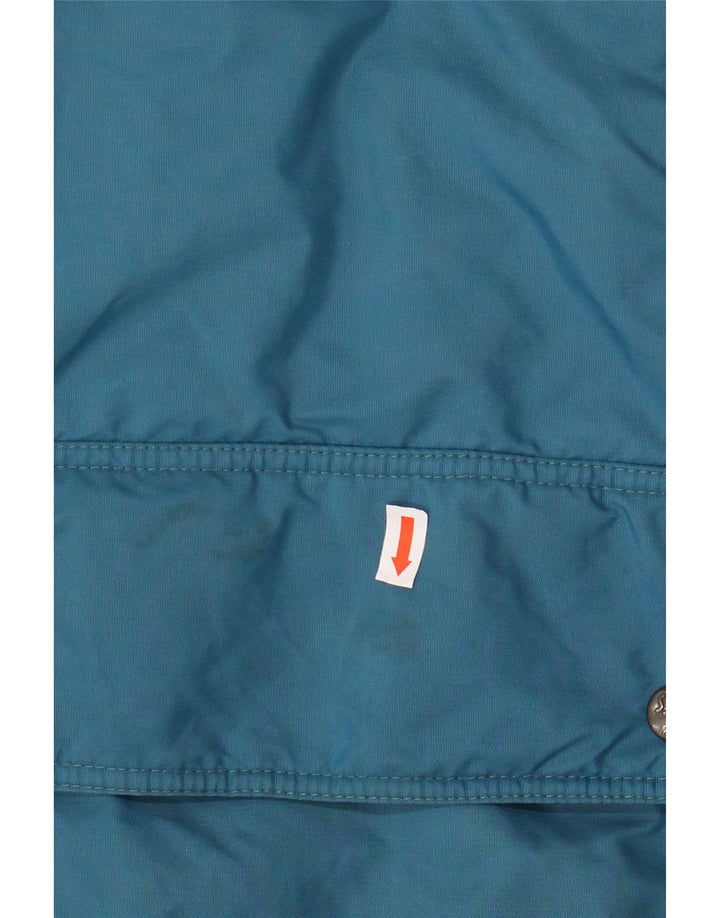 ASICS Herren Windjacke UK 42 XL Blau Colourblock Polyamid