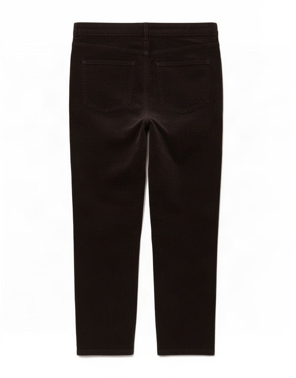 Marks & Spencer Damen Tapered Cordhose UK 18 XL W36 L28 Braun