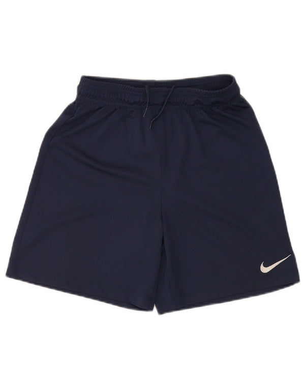 NIKE Dri Fit Sportshorts für Jungen, 12–13 Jahre, Größe L, Marineblau, Polyester