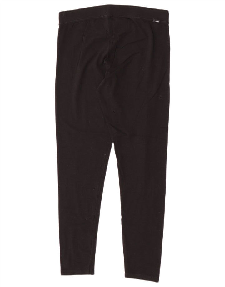 Converse Damen Grafik-Leggings aus mittlerer schwarzer Baumwolle