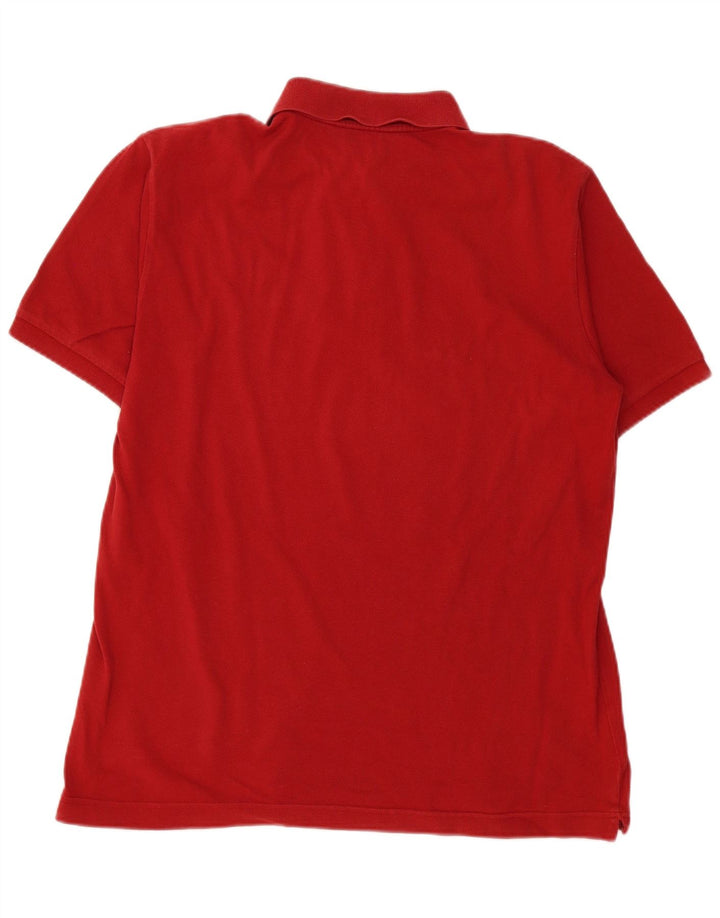 Kappa Herren-Poloshirt, große rote Baumwolle