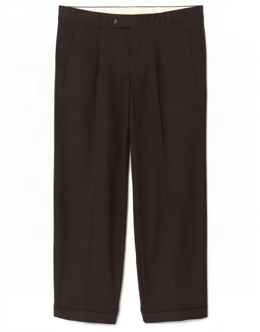 Hugo Boss Herren-Anzughose mit Pegged-Anzug, W34, L30, schwarze Wolle