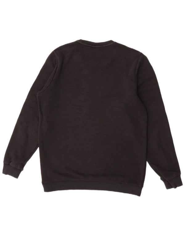 Fila Herren-Sweatshirt mit Grafik, Größe S, Schwarz, Colourblock-Baumwolle