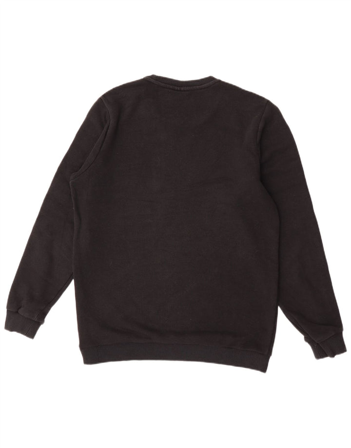 Fila Herren-Sweatshirt mit Grafik, Größe S, Schwarz, Colourblock-Baumwolle