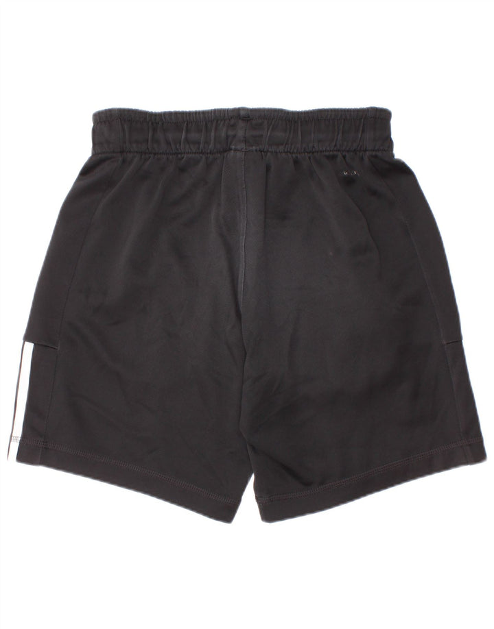 Adidas Jungen Climalite Sportshorts 9–10 Jahre, schwarzes Polyester