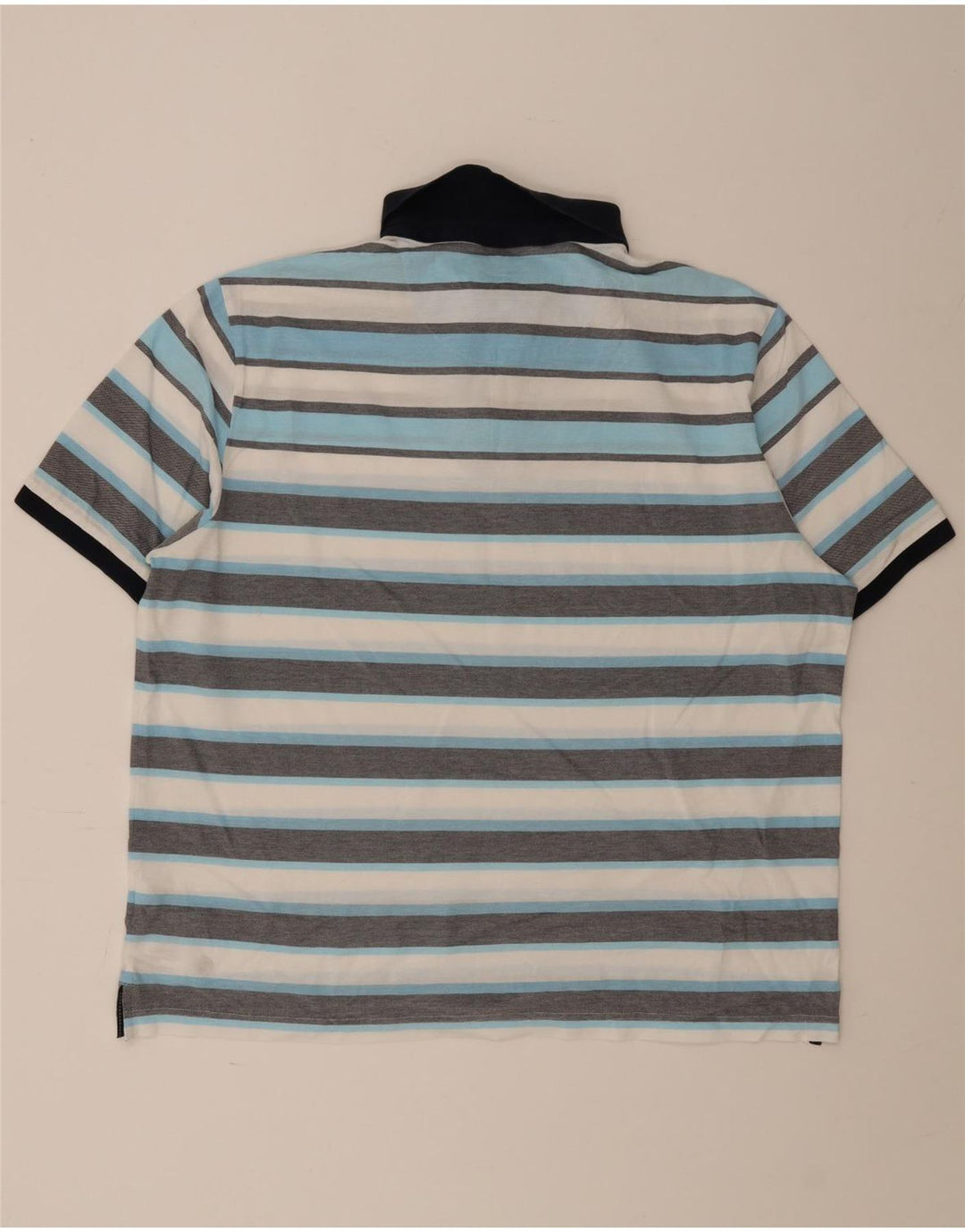 Marks & Spencer Herren Blue Harbor Poloshirt 2XL Mehrfarbig gestreift