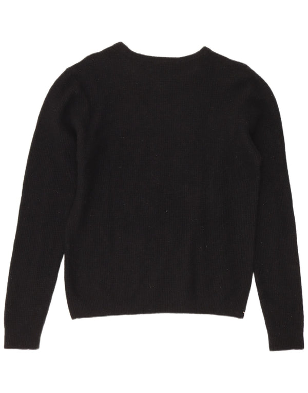 Gas Herren-Pullover mit Rundhalsausschnitt, mittelgroß, Schwarz