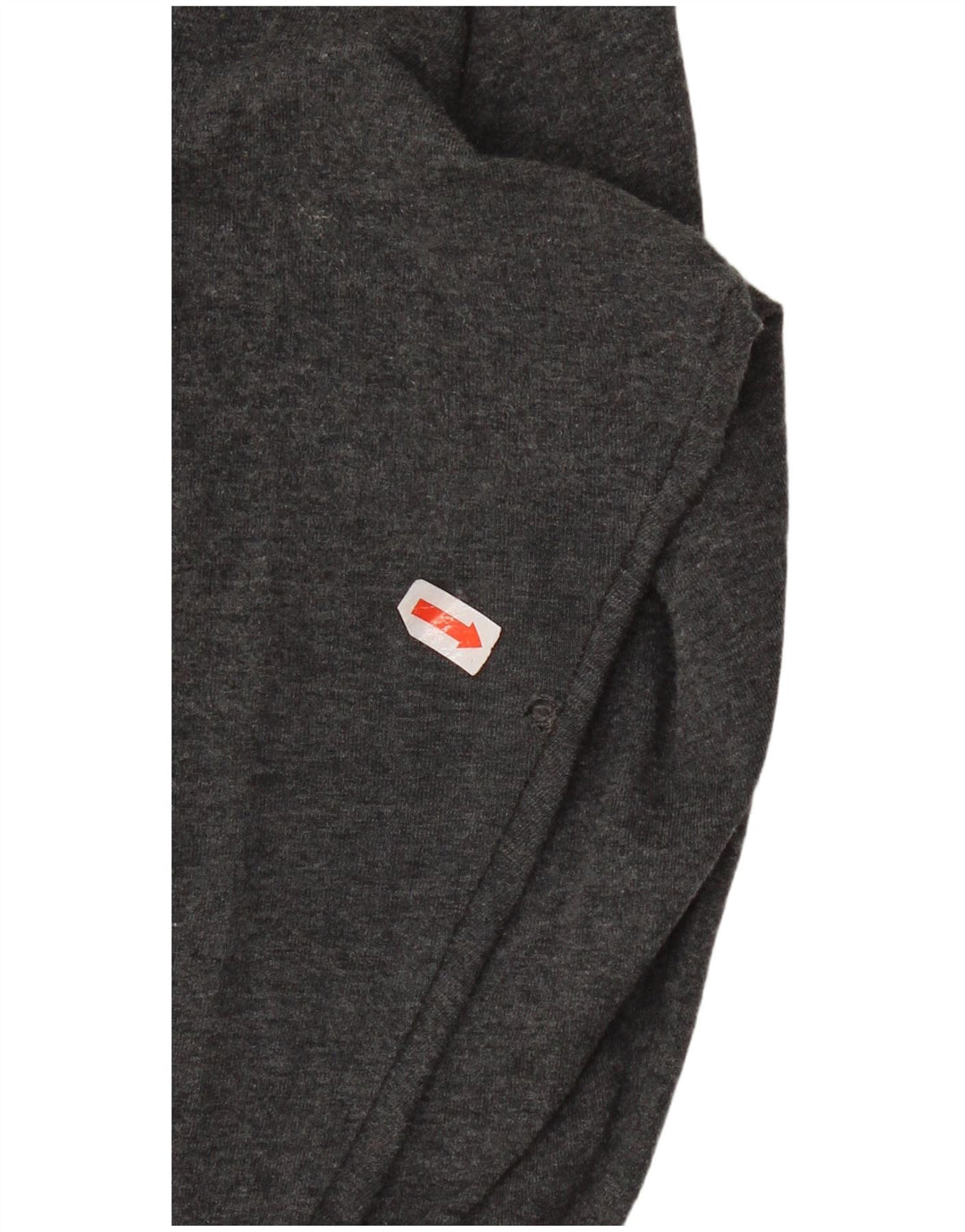 Adidas Damen Crop Leggings UK 12/14 Mittelgraue Baumwolle