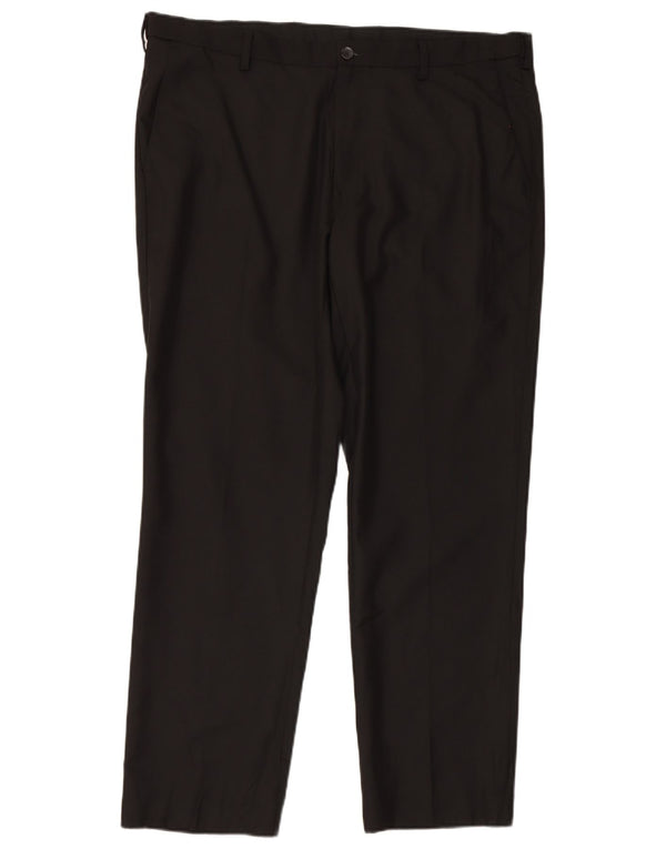 Marks & Spencer Herren-Freizeithose mit normaler Passform, W40, L31, Schwarz, Polyester