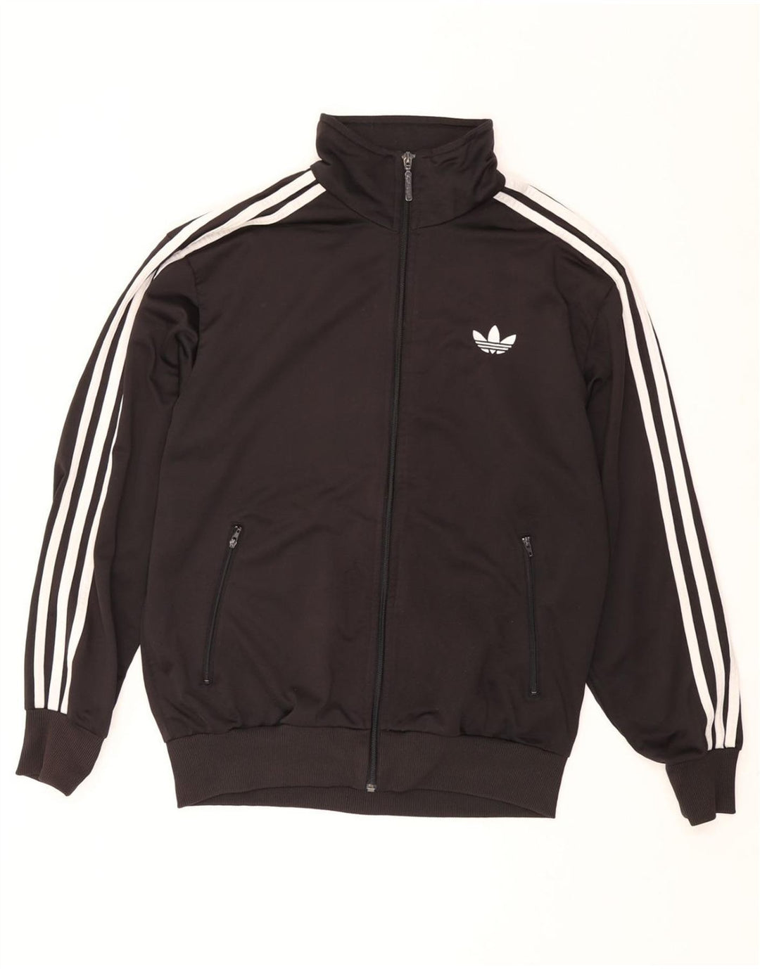 ADIDAS Herren-Trainingsanzug-Oberjacke, Mittelschwarzes Polyester
