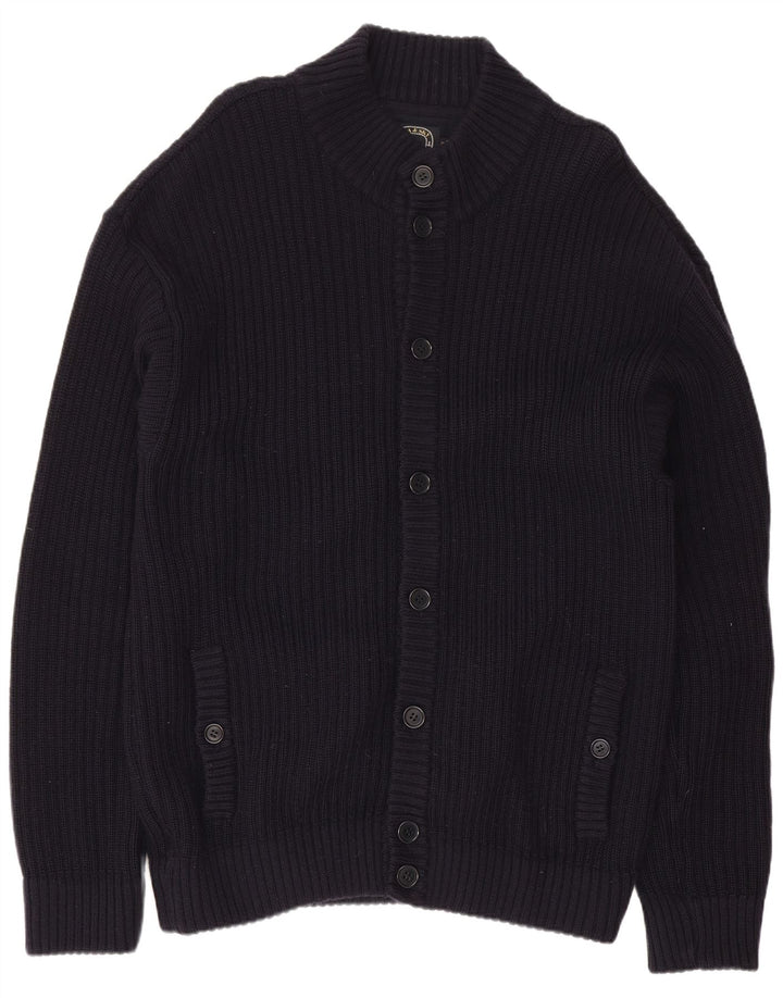 Sea & Sky Herren-Strickjacke, groß, marineblaue Wolle