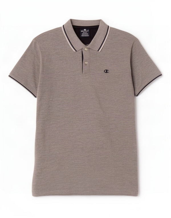 Champion Herren Poloshirt Small Grau