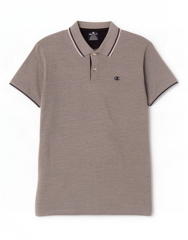 Champion Herren Poloshirt Small Grau