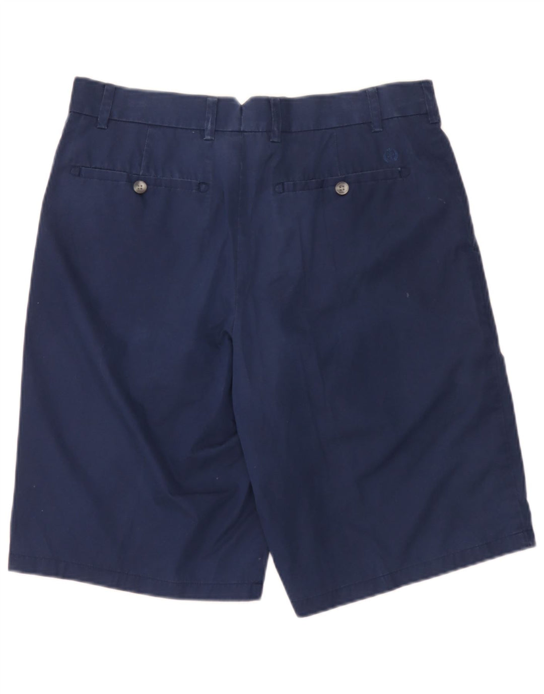 Marks & Spencer Herren-Chinoshorts W34, Größe L, Blau, Baumwolle