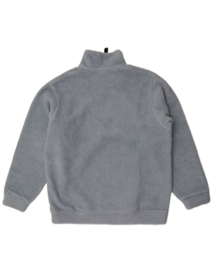 North Sails Herren-Fleecepullover mit Reißverschluss am Hals, großes, blaues Polyester