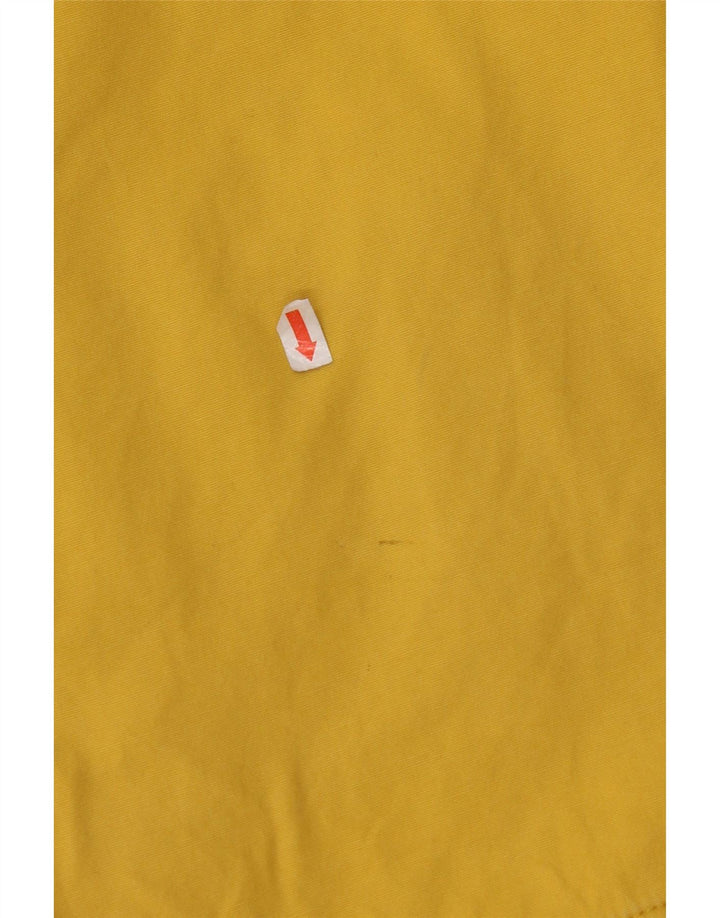 JOULES Damen-Regenjacke mit Kapuze, UK 8, Größe S, Gelb, Baumwolle