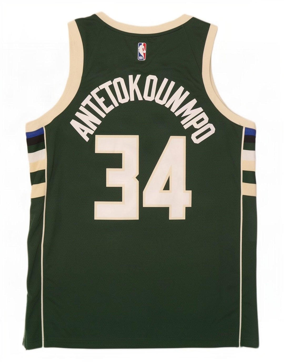Nike Herren Milwaukee 34 Grafik-Weste-Oberteil, großes grünes Farbblock-Polyester