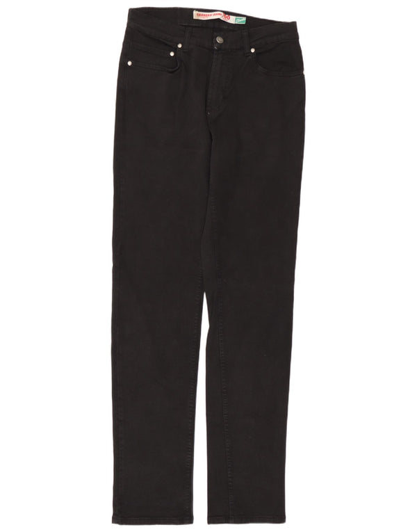 Carrera Herren 700 Regular Straight Jeans IT 46 Small W31 L34 Schwarze Baumwolle