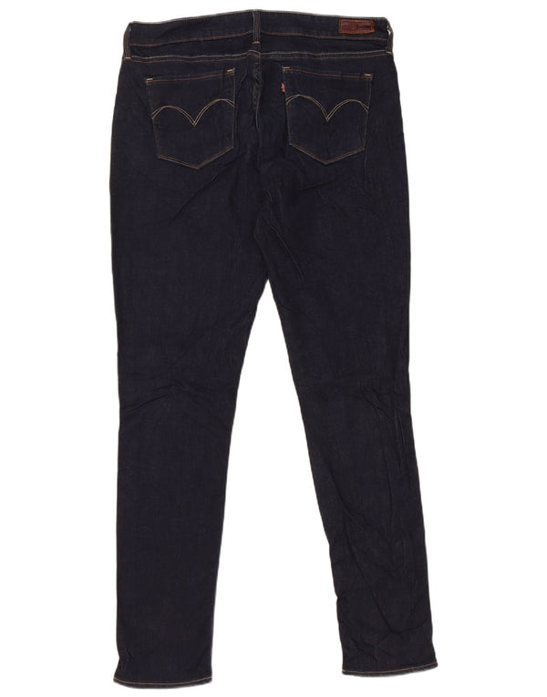 Levi's Damen Demi Curve Skinny Jeans W31 L32 Marineblau Baumwolle