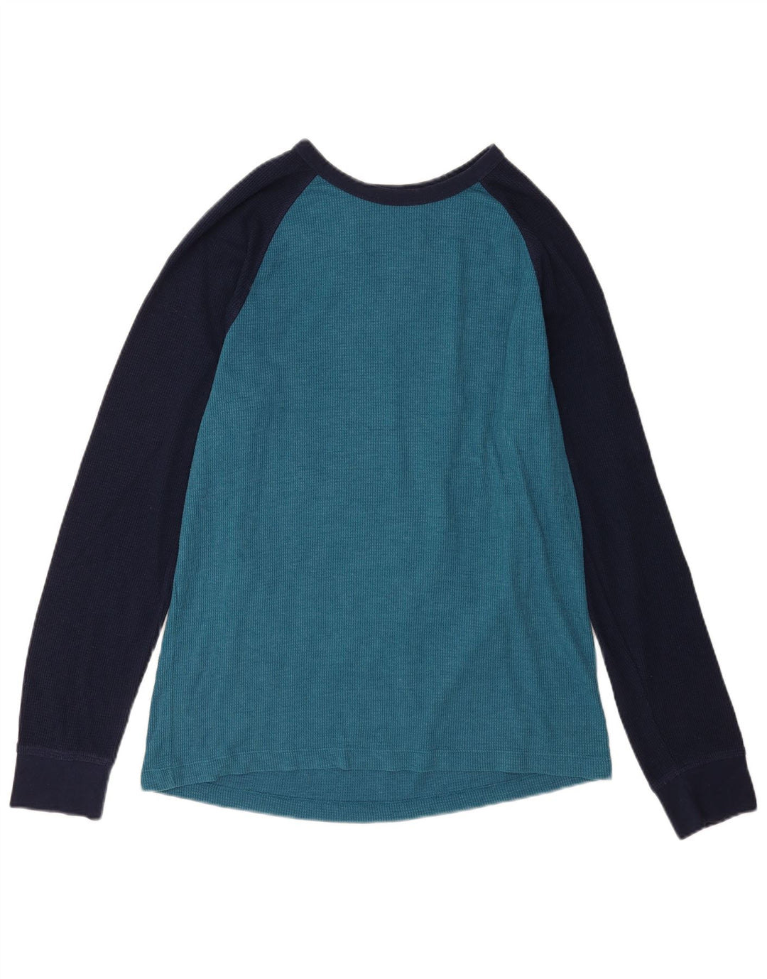 Gap Herren-Oberteil, langärmelig, groß, Blau, Colourblock-Baumwolle