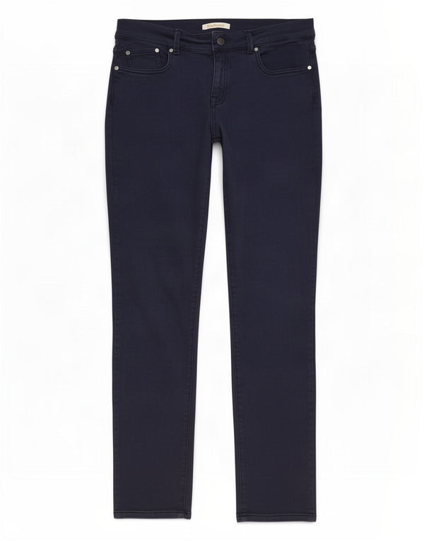 Barbour Damen Slim Freizeithose UK 14 Medium W30 L29 Marineblau Baumwolle