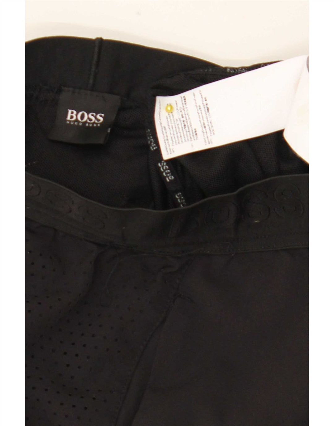 Hugo Boss Herren Sportshorts Small Schwarz Polyester